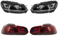 KITT Faruri LED si stopuri LED VW Golf 6 (2008-2013) cu semnal dinamic