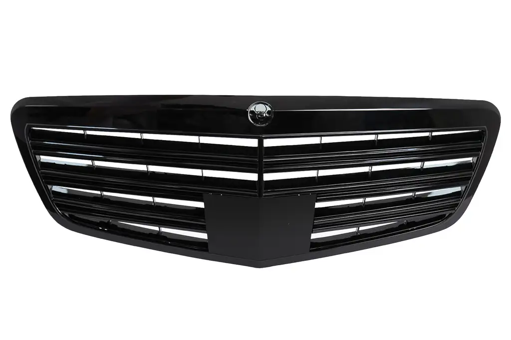 Grila Centrala Mercedes S-Class W221 Facelift (2010-2013) S63 S65 Piano Black Design