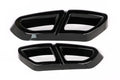 Ornamente tobe sistem de evacuare VW Passat B8 3G 2015-2019 Negru Lucios