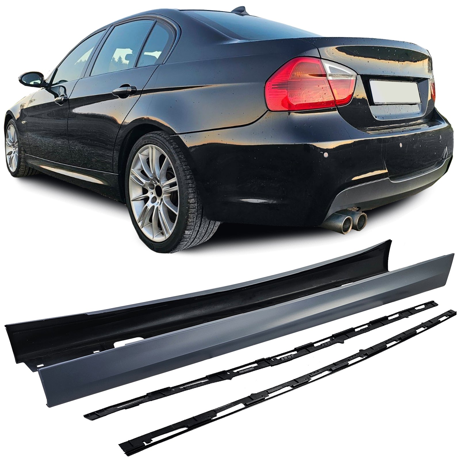 Praguri laterale Sport Performance potrivite pentru BMW Seria 3 E90 E91 2005-2008