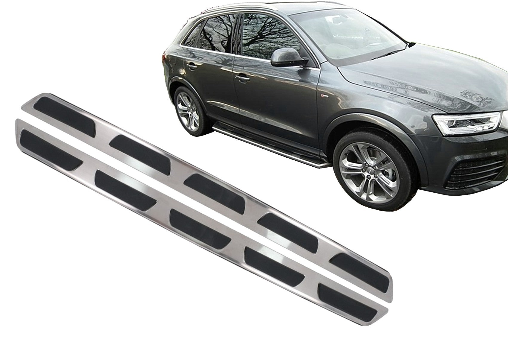 Praguri Trepte Laterale compatibil cu Audi Q3 8U (2011-2017) Off-Road SUV