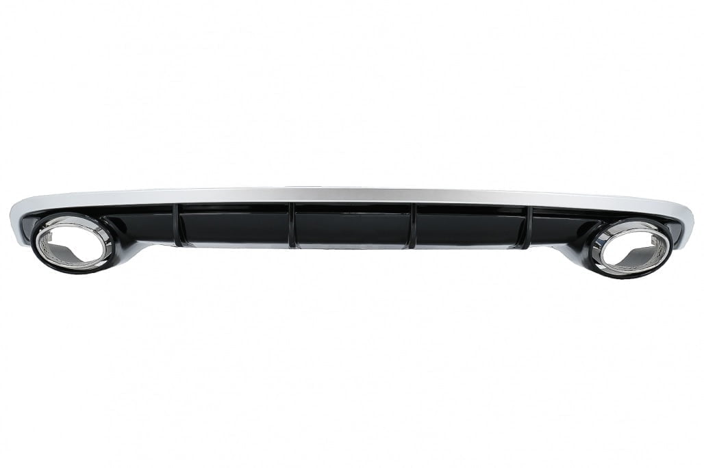 Difuzor Bara Spate si Ornamente Evacuare Audi A6 4G Facelift 2015-2018 RS6 Design