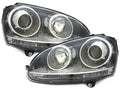 KITT Lightning Faruri DEPO GTI Look negre pentru VW Golf 5 si Jetta 3, 2003-2009