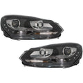 Faruri LED compatibil cu VW Golf 6 VI (10.2008-2012) DAYLIGHT DRL GTI Look Negru