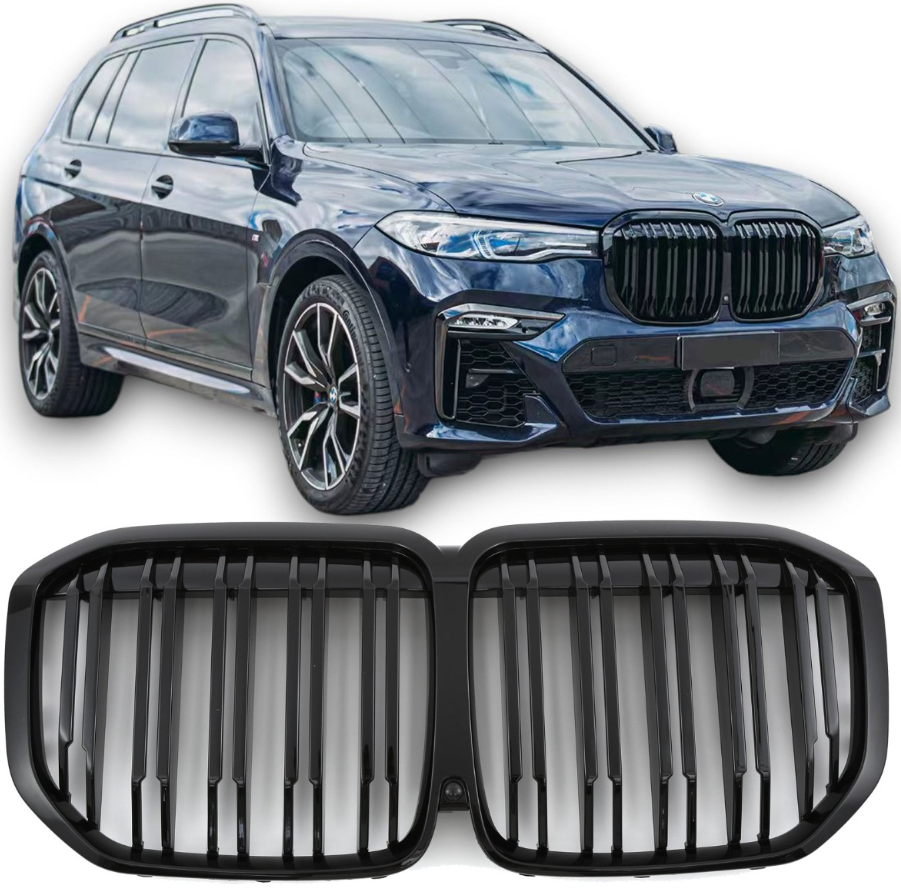 Grilă Premium pentru BMW X7 G07 (2018-2022) Sport Neagră Lucioasă