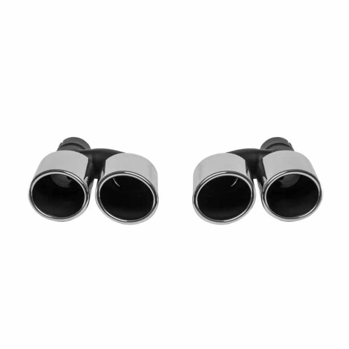 Tevi de evacuare duble potrivite pentru Audi A3 A4 A5 A6 A7 A8 S3 S4 S5 S6 S7 S8 SQ3 S-Design 2 buc.